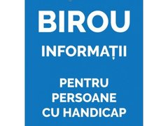 Semn pentru informatii persoane cu dizabilitati